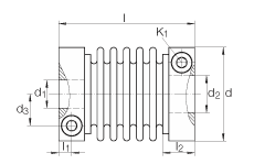 KUP50-40-2-20H7-14H7軸承